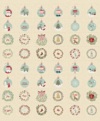 DV7626 Christmas Wish Panel