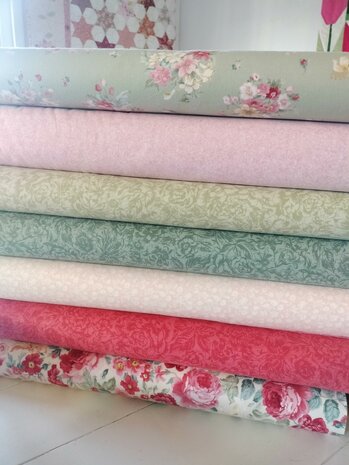 Quiltpakket Ragtime Flanellen Quilt  La Fleur