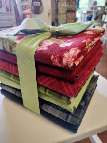Quiltpakket Ragtime Flanellen Quilt  Le Bouquet Winter