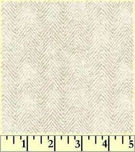 F1841-E2 Ecru Herringbone (verwendet für Nähmaschinenabdeckung)