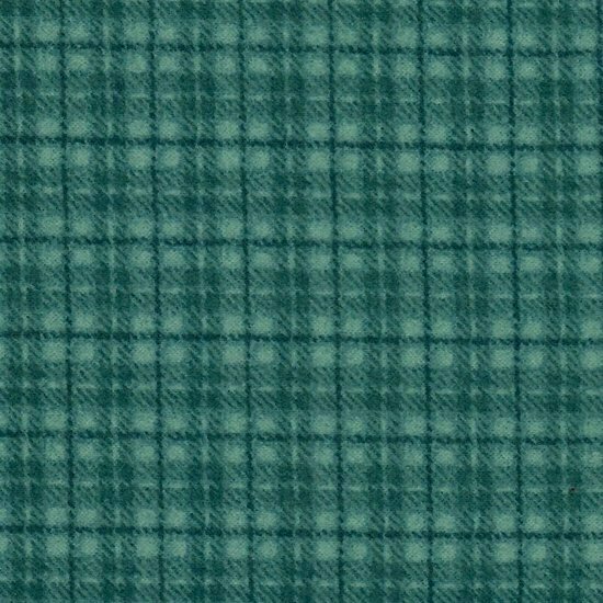 F18502-Q Woll-Flanell dunkeltürkis