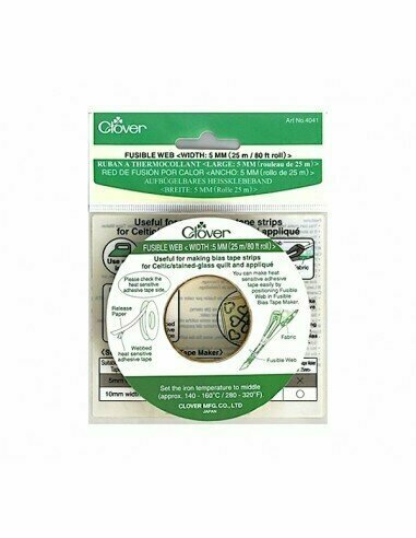 4041 Clover fusible Bias Tape 5 mm  25 meter