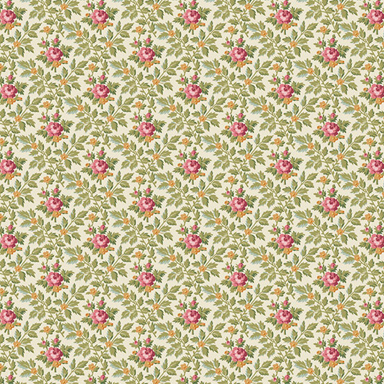 737-L French Mill wallpaper rose white