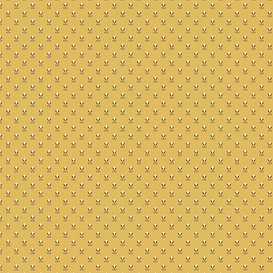 740-Y French Mill Foulard yellow