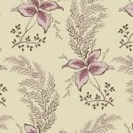 793LE English Garden Orchid sugar & cream