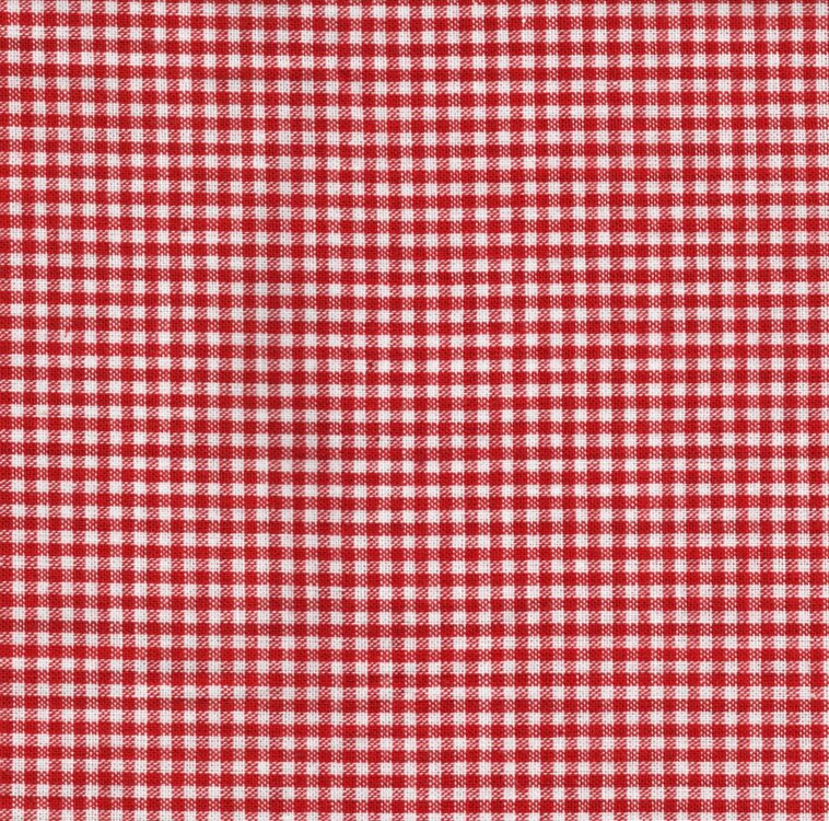 97496-01 Tissu de Marie klein ruitje geweven rood
