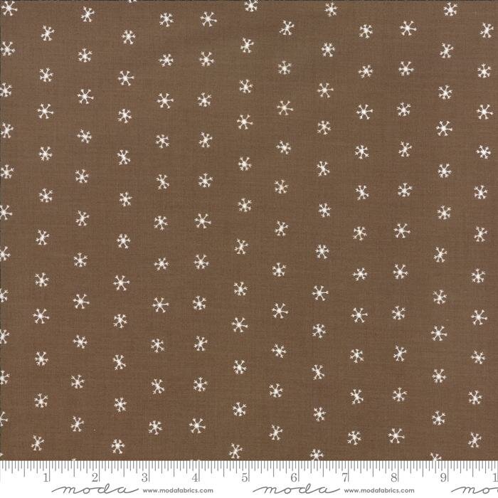 48275-15 Merriment Snowflake brown