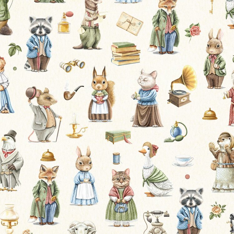 DV6015 Storybook allover