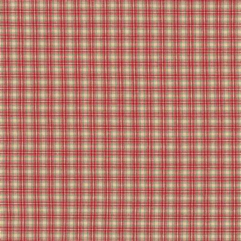 2750-403 Nordso rood met beige en ecru ruitje 166 cm breed