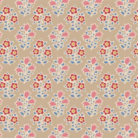 110099 Tilda Jubilee Farm Flowers Sand