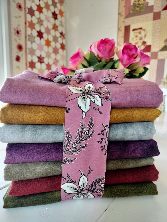 Quiltpaket Ragtime Flanellen Quilt  Victorian Velvet