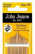 JJ2039E John James quilting needles size 3/9