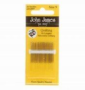 JJ2009 John James quilting needles size 9