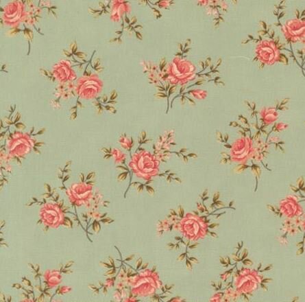 46261-12 Unity Roses on teal