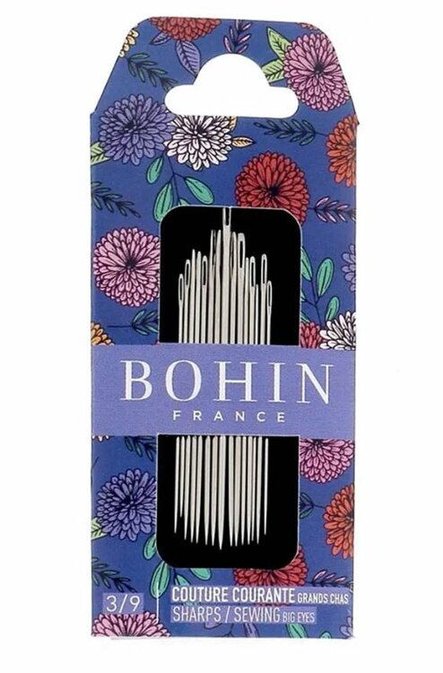 BO99061 Bohin Blossom Naainaalden Sharps assortiment nr. 3-9 Blauw