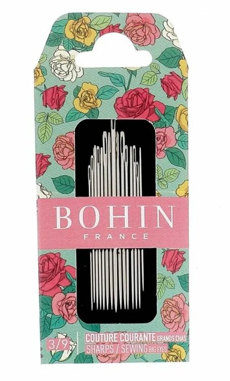 BO99063 Bohin Blossom Naainaalden Sharps assortiment nr. 3-9 Groen