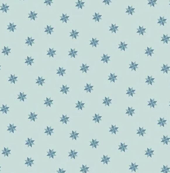 1610B Sewing Bird light Blue Star