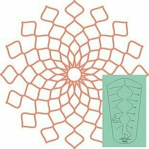 Circles on Quilts Honeycomb Template Low Shank