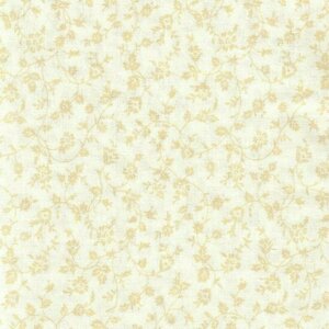 313-049 Classic Tone on Tone beige flower allover on ecru