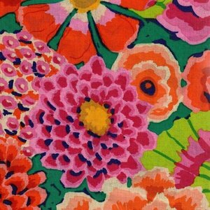 Kaffe Fasset PWGP-172 Enchanted Magenta on green