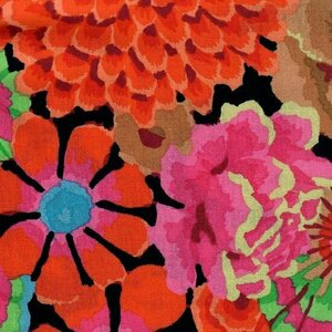 Kaffe Fasset PWGP-172 Enchanted Magenta on black