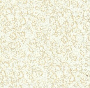 313-046 Classic Tone on Tone beige flowers allover on ecru