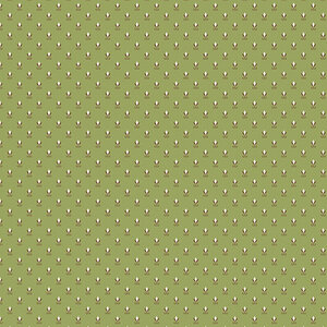 740-G French Mill Foulard green