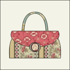 Anleitung Quiltblock Tasche für Damen