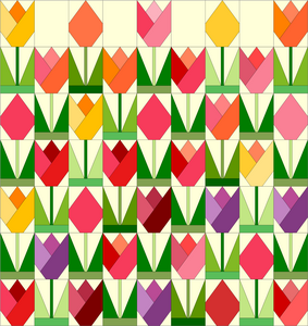 Quilpakket Dutch Tulips