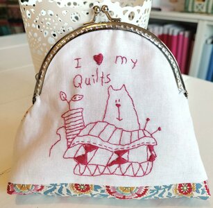 Beugel Etui I Love My Quilts