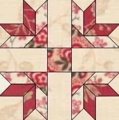 Lily Block Digital Pattern 
