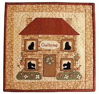 Quiltpakket Cozy cottages Quiltshop miniquilt MAY